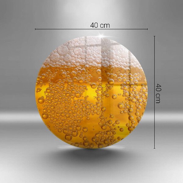 Üveg vágódeszka Igyál sörhabot