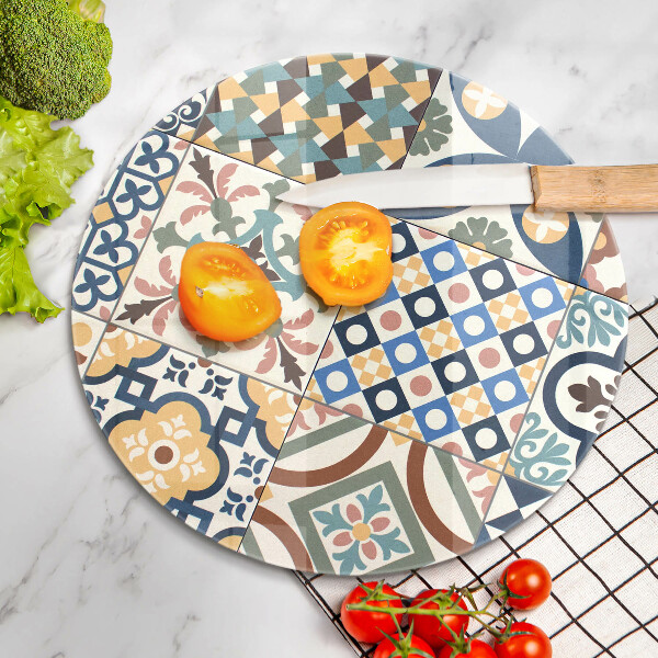 Üveg vágódeszka Dekoratív csempe