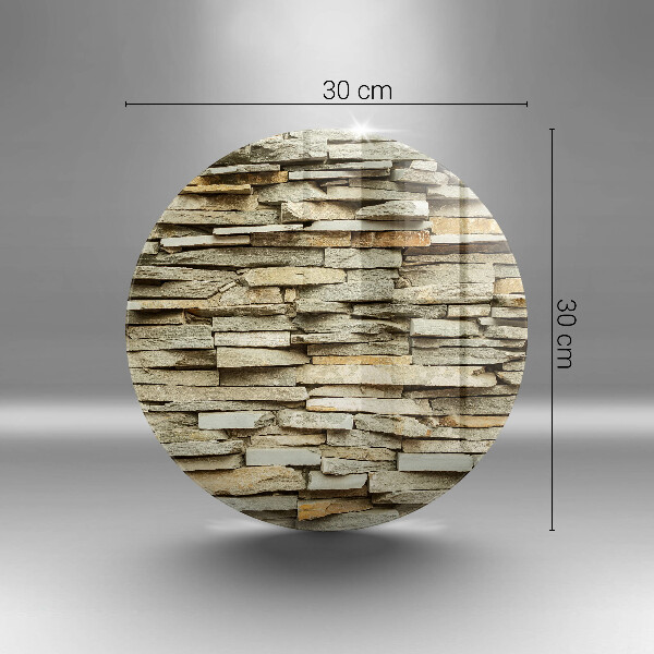 Üveg vágódeszka Díszítő kövek