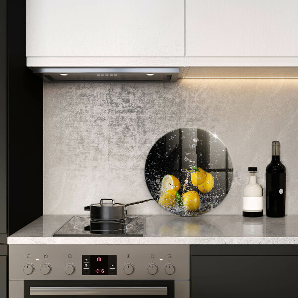 Üveg vágódeszka Lédús citrom gyümölcs