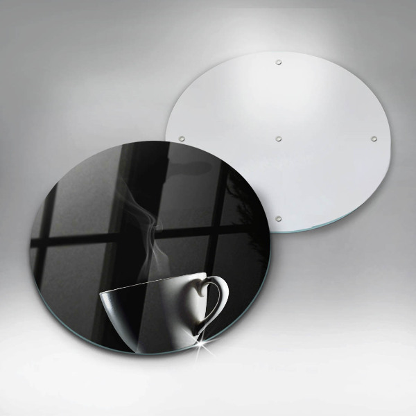 Üveg vágódeszka Egy csésze tea