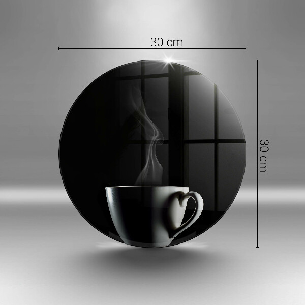 Üveg vágódeszka Egy csésze tea