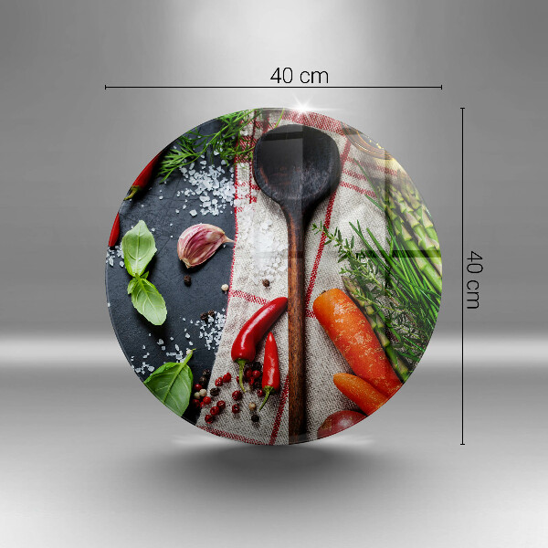 Üveg vágódeszka Konyhai étel