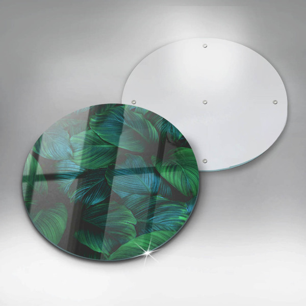 Üveg vágódeszka Dzsungel levelei