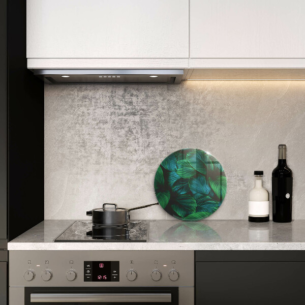 Üveg vágódeszka Dzsungel levelei