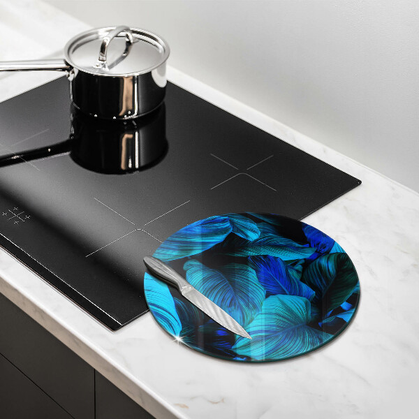 Üveg vágódeszka Dzsungel növényzet levelei