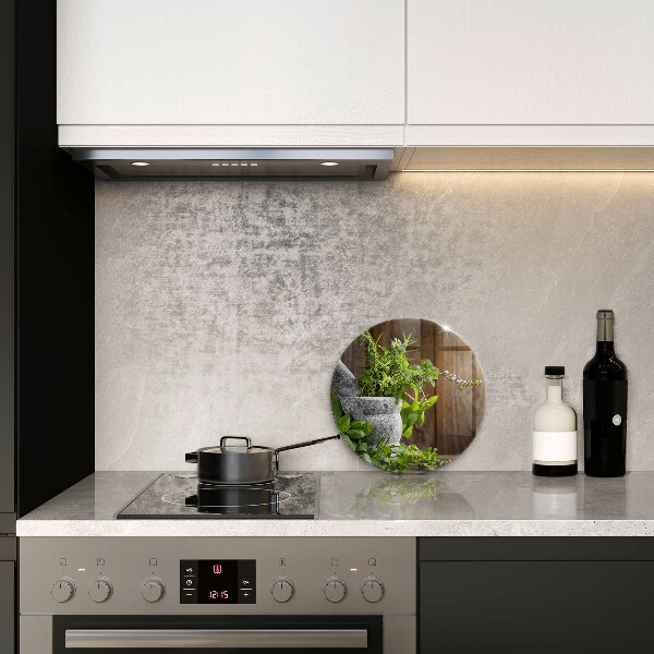 Üveg vágódeszka Gyógynövényeket és fát ültet