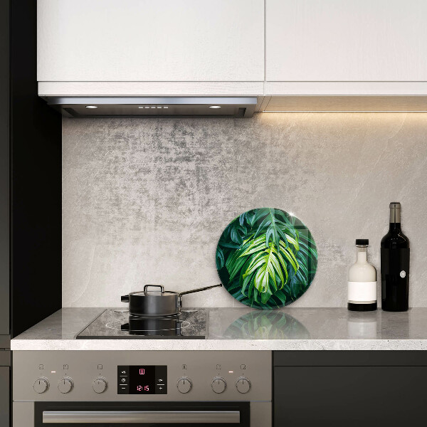 Üveg vágódeszka Vad szörny levelei