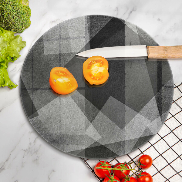 Üveg vágódeszka Geometriai absztrakció