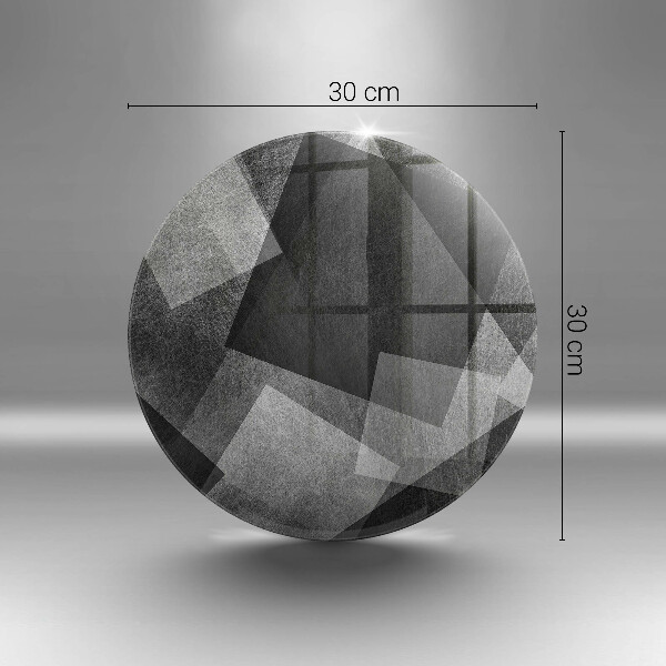 Üveg vágódeszka Geometriai absztrakció