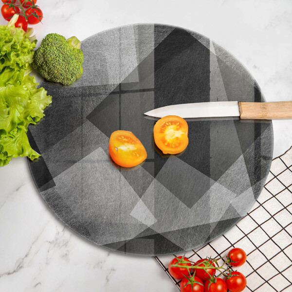 Üveg vágódeszka Geometriai absztrakció