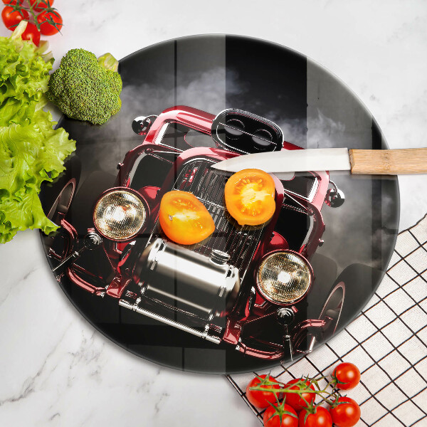 Üveg vágódeszka Régi autó