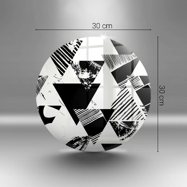 Üveg vágódeszka Geometriai háromszögek