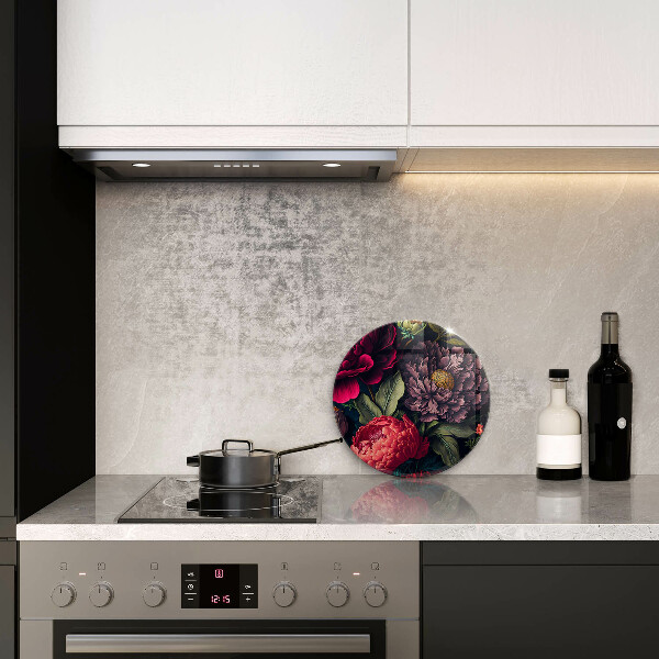 Üveg vágódeszka Gyönyörű virágok