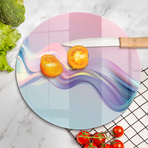 Üveg vágódeszka Pasztell absztrakció