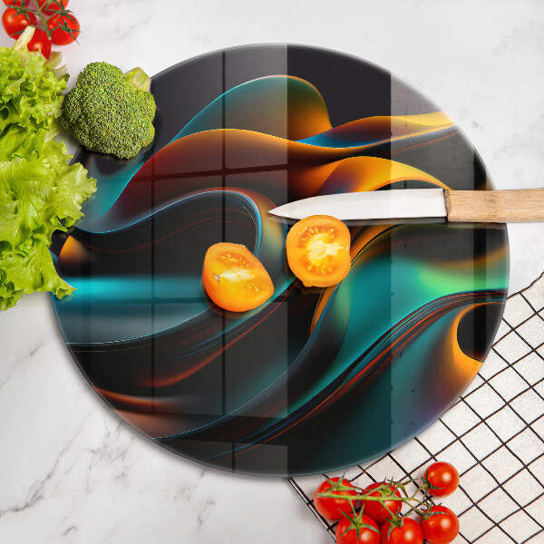 Üveg vágódeszka Színes absztrakció