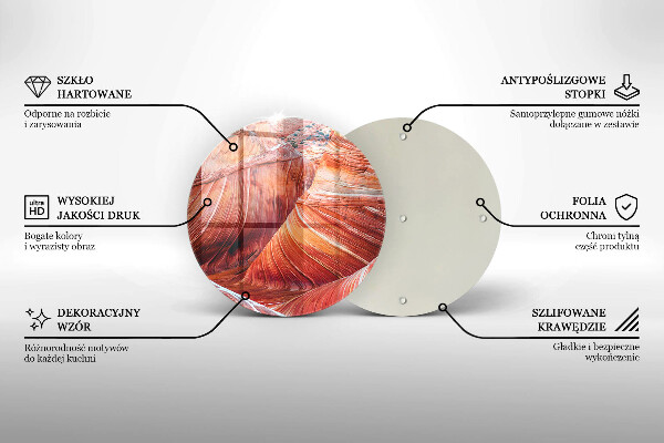 Üveg vágódeszka Grand Canyon