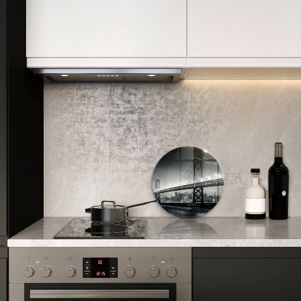 Üveg vágódeszka Benjamin Franklin híd