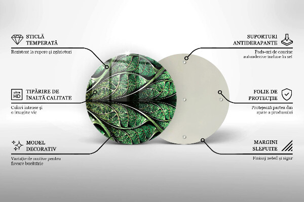 Üveg vágódeszka A levélér szerkezete