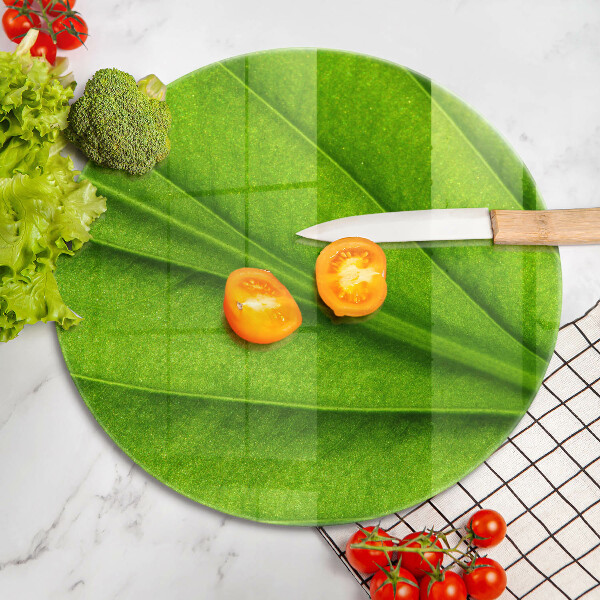 Üveg vágódeszka Természet ér levél