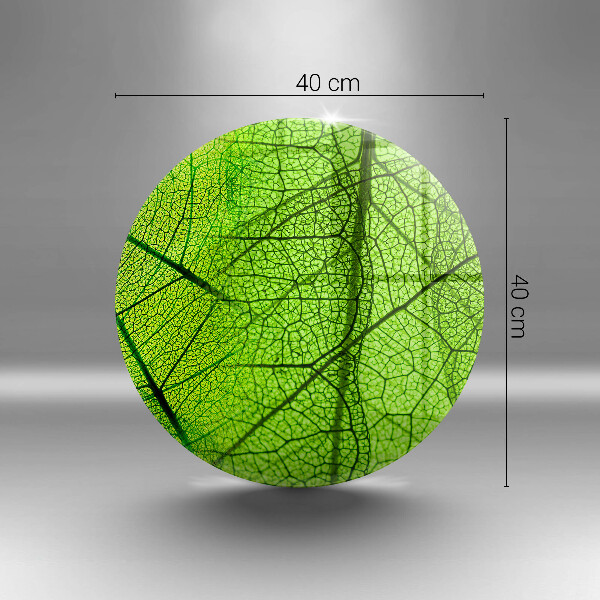 Üveg vágódeszka Természetes levélerek