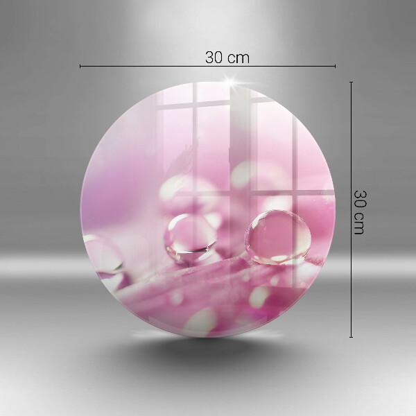 Üveg vágódeszka Harmat virágszirmai