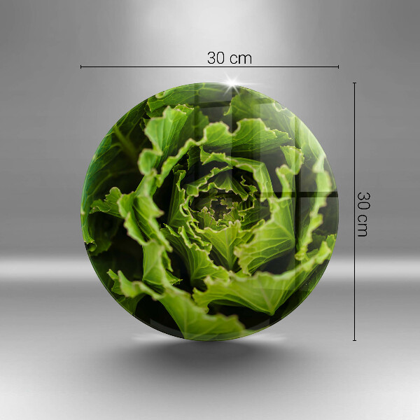 Üveg vágódeszka Salátalevél evés