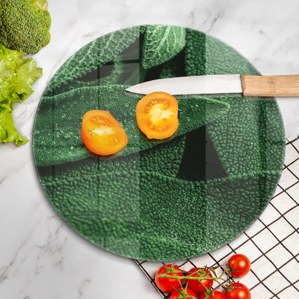 Üveg vágódeszka A növény levelei