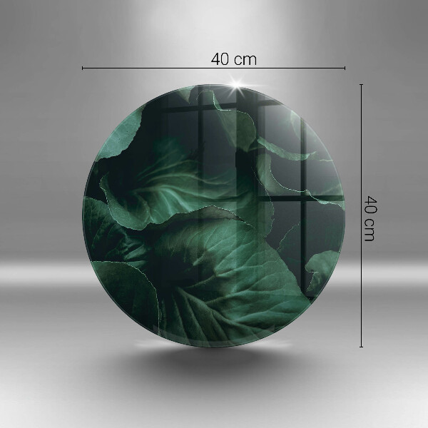 Üveg vágódeszka Vad sötét levelek