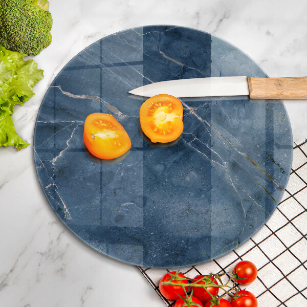 Üveg vágódeszka Márvány kő textúra