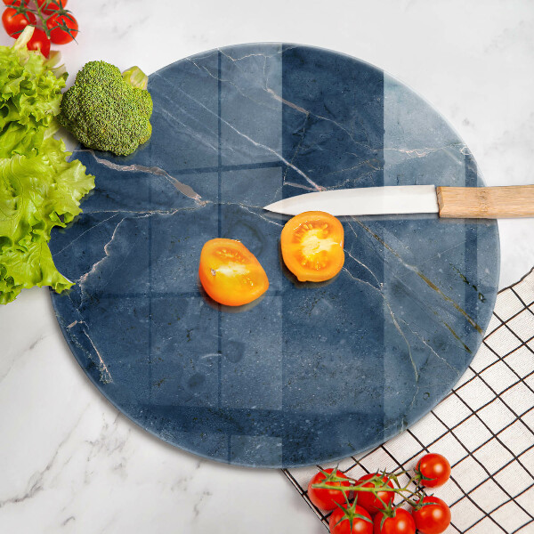 Üveg vágódeszka Márvány kő textúra