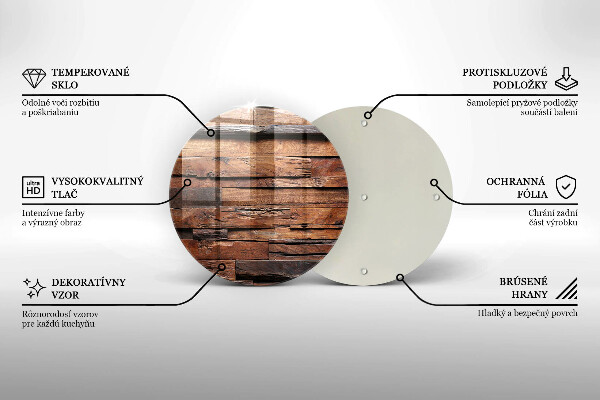 Üveg vágódeszka Dekoratív fa táblák