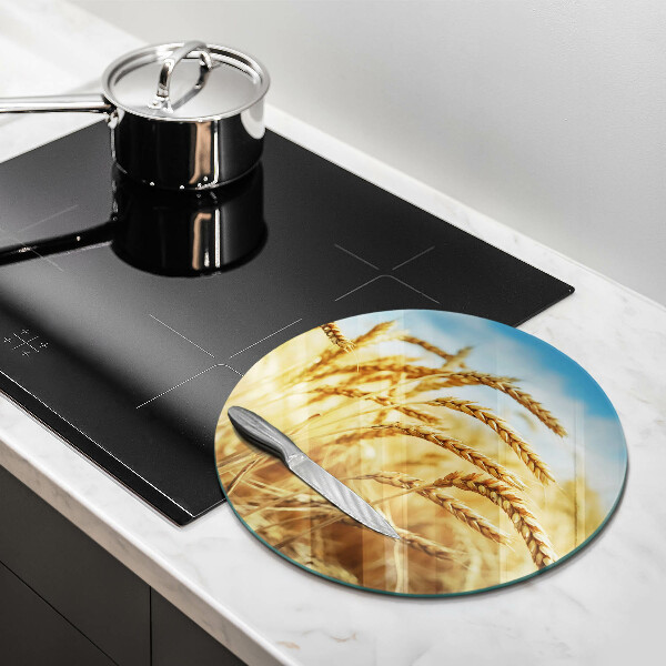 Üveg vágódeszka Kalász gabonafélék a területen