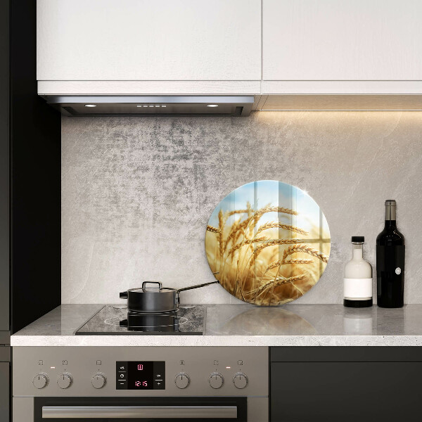 Üveg vágódeszka Kalász gabonafélék a területen