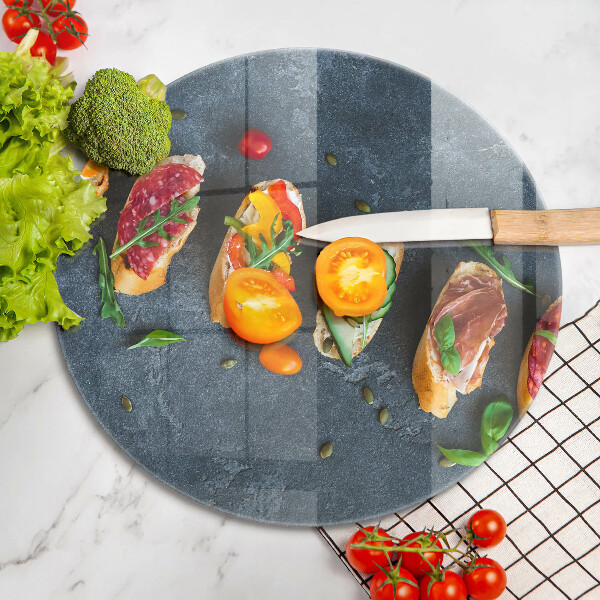 Üveg vágódeszka Színes szendvicsek