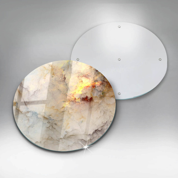 Üveg vágódeszka Márvány textúra arannyal