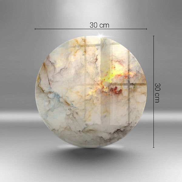 Üveg vágódeszka Márvány textúra arannyal