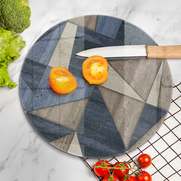 Üveg vágódeszka Geometriai absztrakció