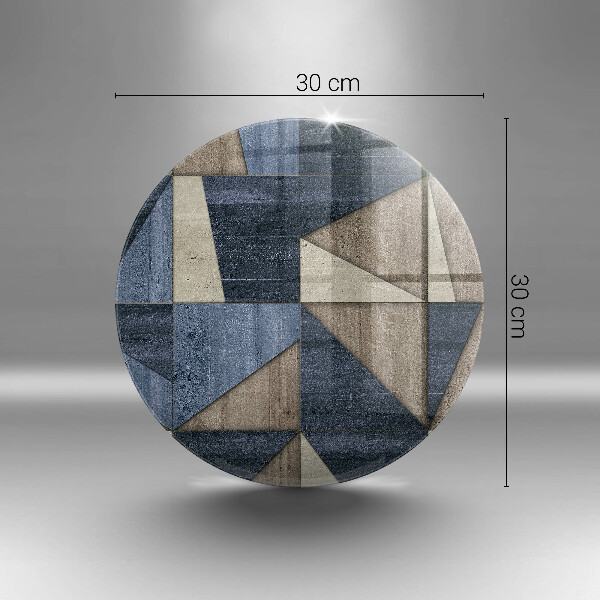 Üveg vágódeszka Geometriai absztrakció