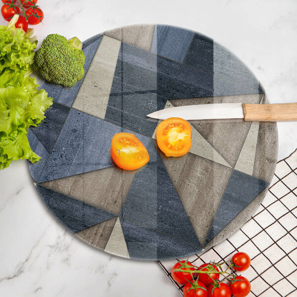 Üveg vágódeszka Geometriai absztrakció