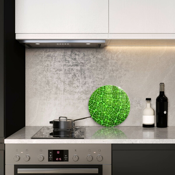 Üveg vágódeszka Levélszerkezet