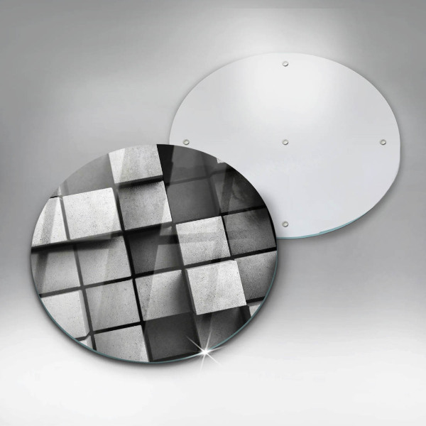 Üveg vágódeszka 3D geometriai háttér