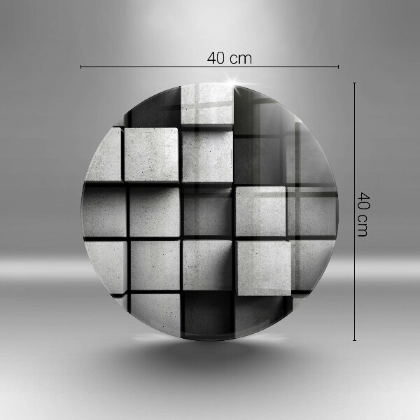 Üveg vágódeszka 3D geometriai háttér