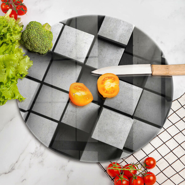 Üveg vágódeszka 3D geometriai háttér
