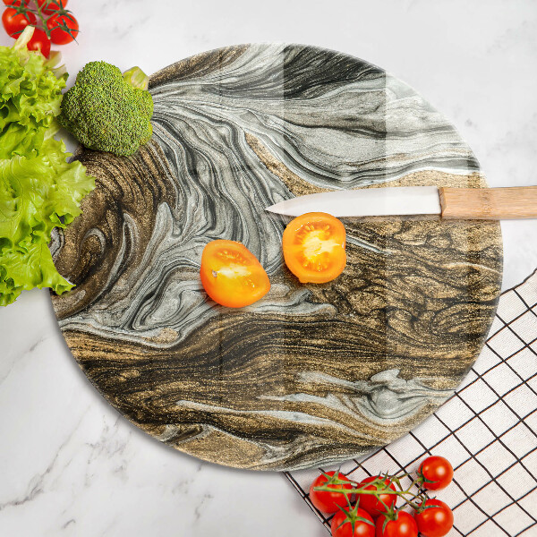 Üveg vágódeszka Gazdag absztrakció