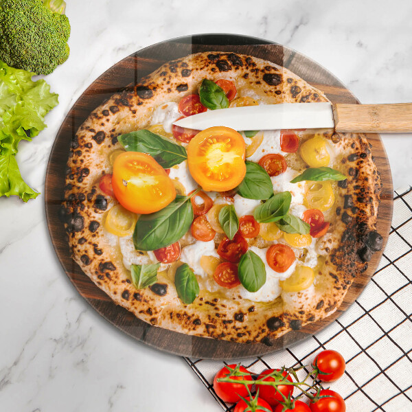 Üveg vágódeszka Olasz pizza