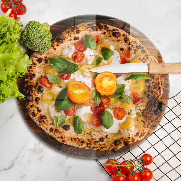 Üveg vágódeszka Olasz pizza