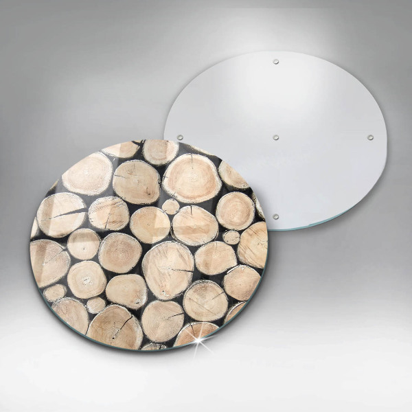 Üveg vágódeszka Fa fatörzsek