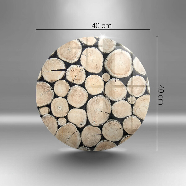 Üveg vágódeszka Fa fatörzsek