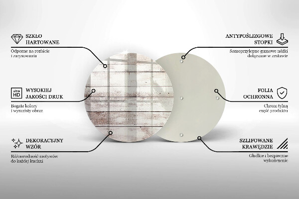 Üveg vágódeszka Régi fa táblák